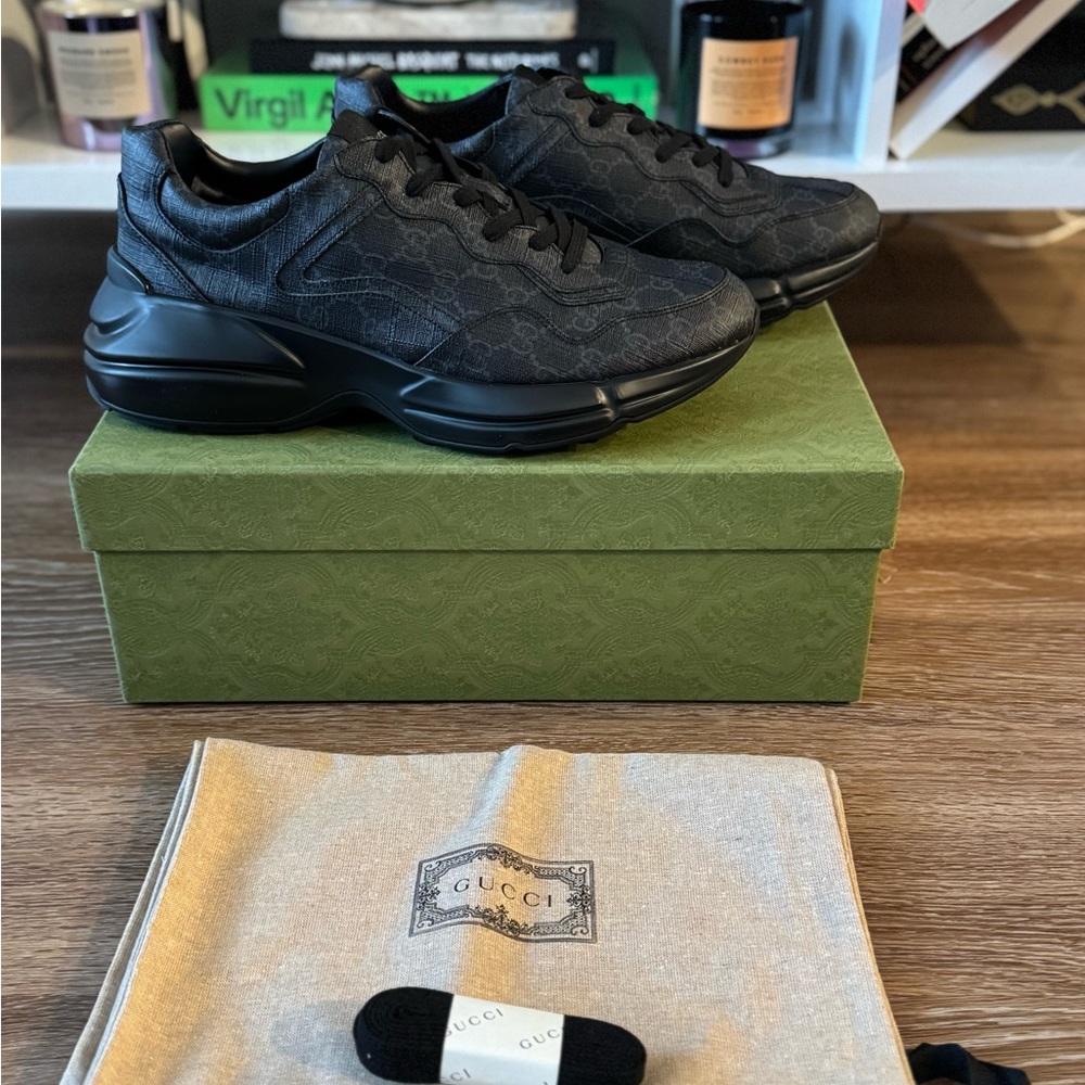 Gucci Rhyton GG Sneaker Black